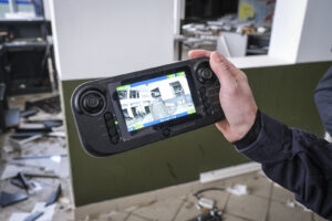 France, Toulouse, 2023-02-01. Operators from the GIGN antenna in Toulouse train to investigate an abandoned store using 