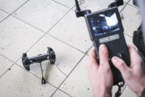 France, Toulouse, 2023-02-01. Operators from the GIGN antenna in Toulouse train to investigate an abandoned store using 