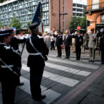 France, Toulouse, 2018-07-14. French army parade during the celebration of the 14 of july, bastille day, on Languedoc st