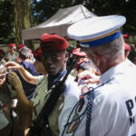 France, Castres, 2023-07-14. French paratroopers and police forces celebrate the 14 of july, bastille day, in Castres. P