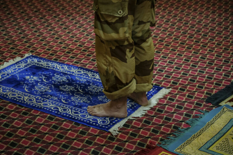 French soldiers deployed in an out-of-town operation in Mali have the opportunity to practice their religion thanks to G