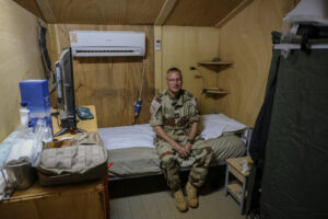 French soldiers deployed in an out-of-town operation in Mali have the opportunity to practice their religion thanks to G