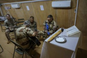 French soldiers deployed in an out-of-town operation in Mali have the opportunity to practice their religion thanks to G