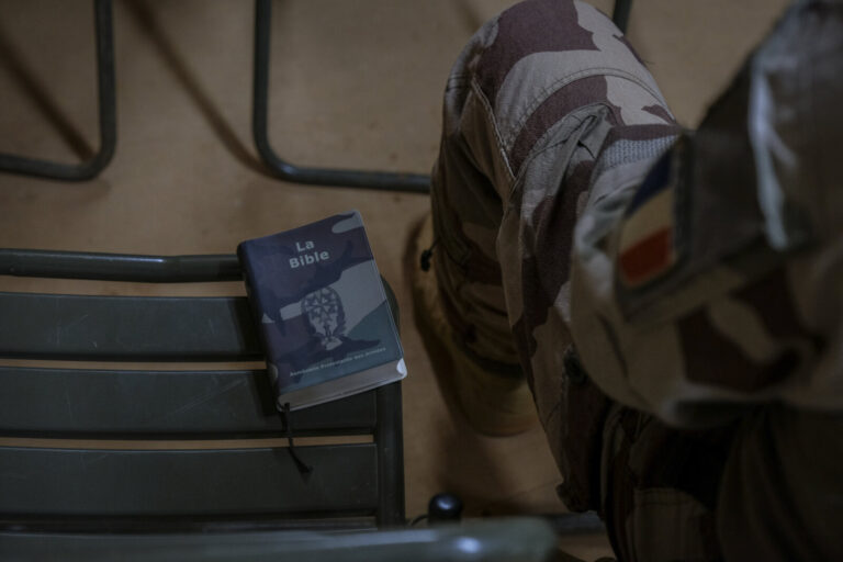 French soldiers deployed in an out-of-town operation in Mali have the opportunity to practice their religion thanks to G