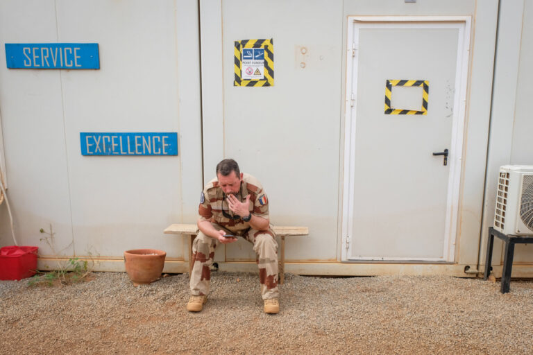 Niger, Niamey, 2018-08-22. Inside french military base in Niamey. Photograph by Fred MARIE / Defense Zone. Niger, Niamey