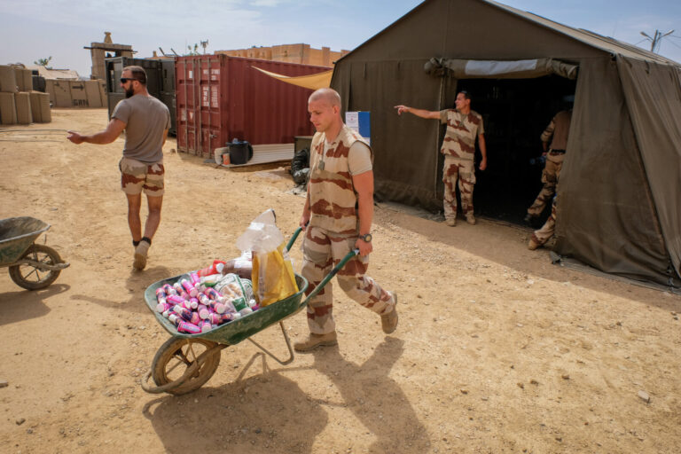 Mali, Kidal, 2018-08-22. French soldiers during Barkhane military operation in Kidal, in north of Mali. Photograph by Fr