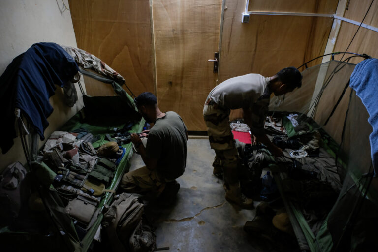 Mali, Kidal, 2018-08-22. French soldiers during Barkhane military operation in Kidal, in north of Mali. Photograph by Fr