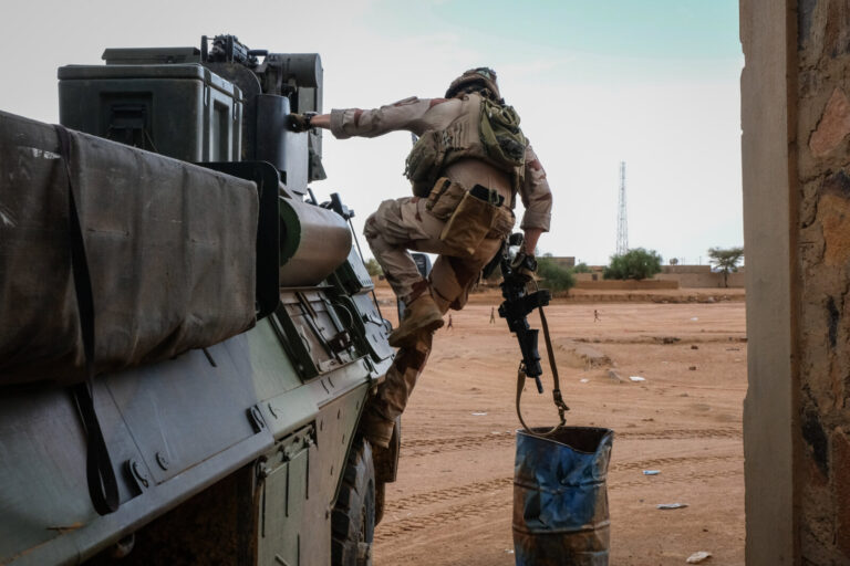 Mali, Kidal, 2018-08-22. French soldiers during Barkhane military operation in Kidal, in north of Mali. Photograph by Fr