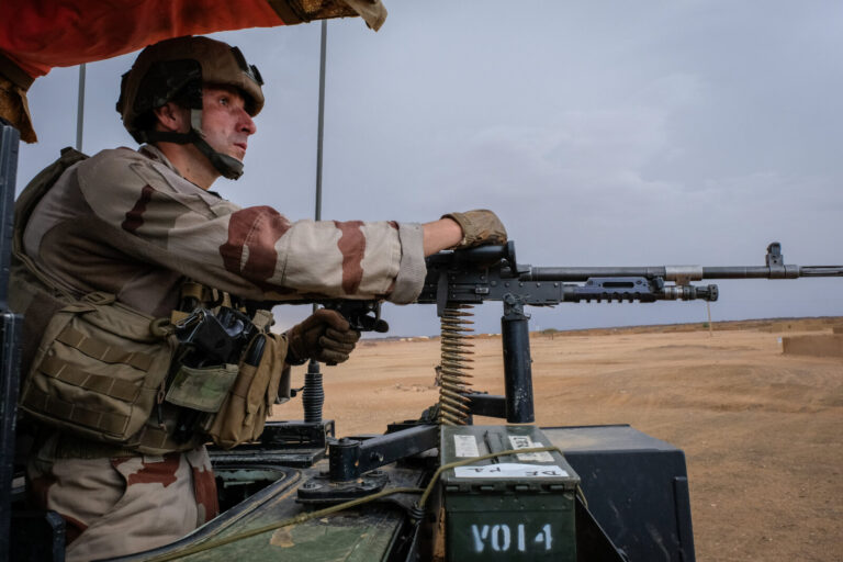 Mali, Kidal, 2018-08-22. French soldiers during Barkhane military operation in Kidal, in north of Mali. Photograph by Fr