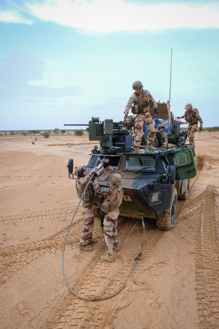 Mali, Kidal, 2018-08-22. French soldiers during Barkhane military operation in Kidal, in north of Mali. Photograph by Fr