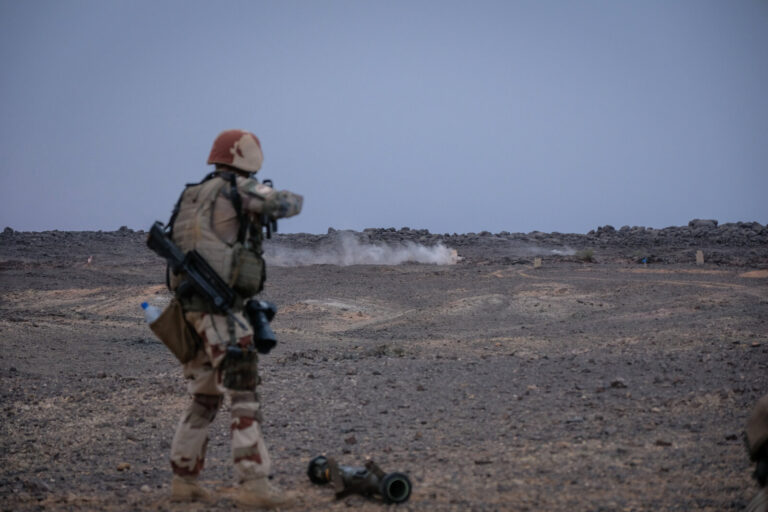 Mali, Kidal, 2018-08-22. French soldiers during Barkhane military operation in Kidal, in north of Mali. Photograph by Fr