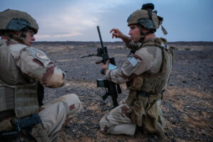 Mali, Kidal, 2018-08-22. French soldiers during Barkhane military operation in Kidal, in north of Mali. Photograph by Fr