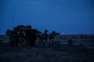 Mali, Kidal, 2018-08-22. French soldiers during Barkhane military operation in Kidal, in north of Mali. Photograph by Fr