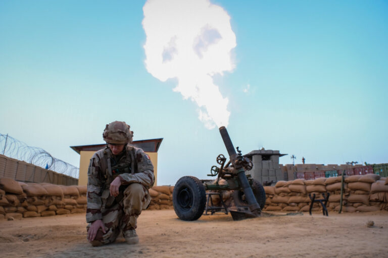 Mali, Kidal, 2018-08-22. French soldiers during Barkhane military operation in Kidal, in north of Mali. Photograph by Fr