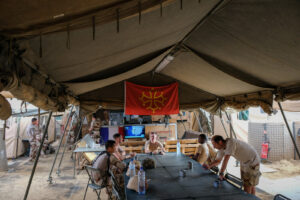 Mali, Kidal, 2018-08-22. French soldiers during Barkhane military operation in Kidal, in north of Mali. Photograph by Fr