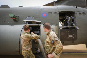 Three Royal Air Force Chinook heavy lift helicopters are now fully operational and are supporting French counter-terrori