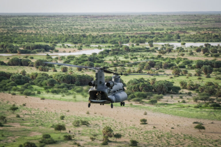 Three Royal Air Force Chinook heavy lift helicopters are now fully operational and are supporting French counter-terrori