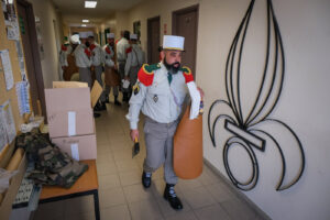 France, Aubagne, 2022-04-31. Celebration of Camerone in Aubagne, headquarter of foreign legion in south of France. Photo