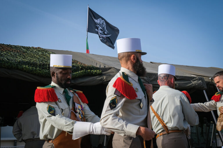 France, Aubagne, 2022-04-31. Celebration of Camerone in Aubagne, headquarter of foreign legion in south of France. Photo