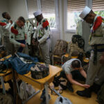 France, Aubagne, 2022-04-31. Celebration of Camerone in Aubagne, headquarter of foreign legion in south of France. Photo