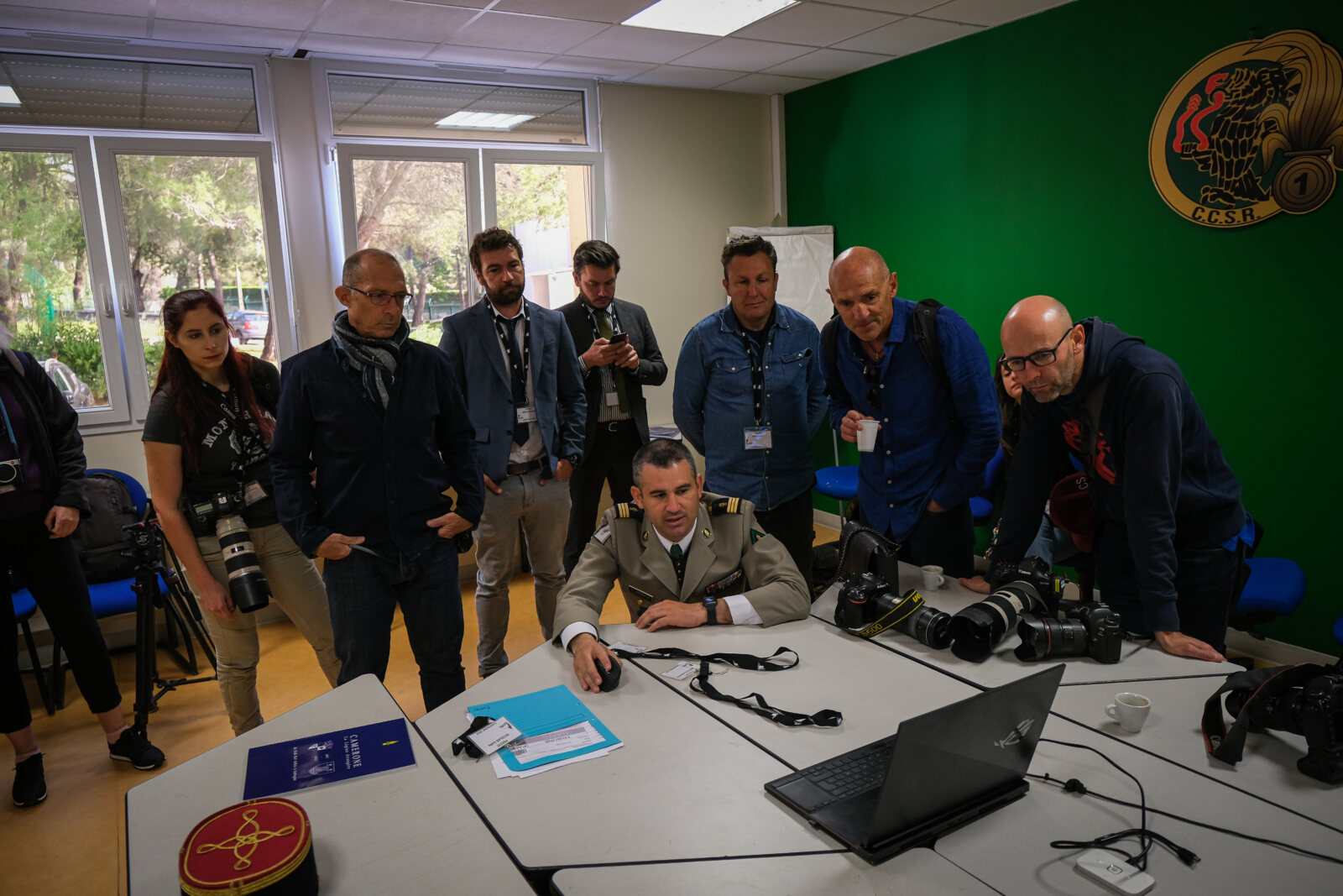 France, Aubagne, 2022-04-31. Celebration of Camerone in Aubagne, headquarter of foreign legion in south of France. Photo