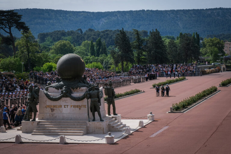 France, Aubagne, 2022-04-31. Celebration of Camerone in Aubagne, headquarter of foreign legion in south of France. Photo