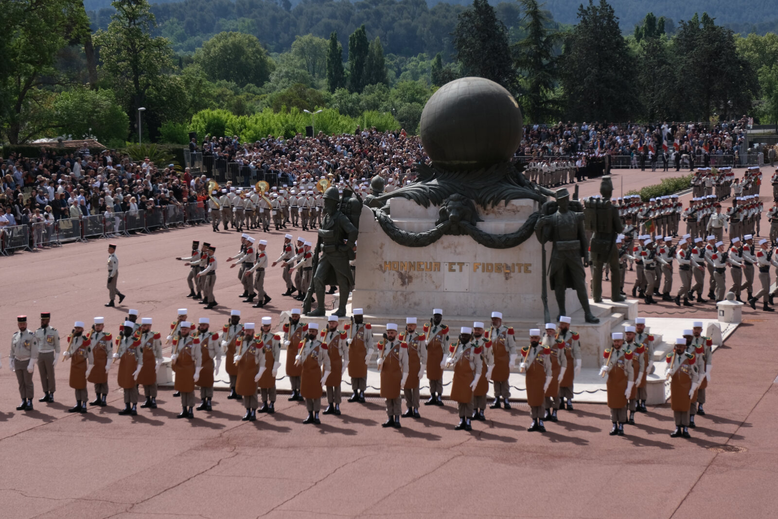France, Aubagne, 2022-04-31. Celebration of Camerone in Aubagne, headquarter of foreign legion in south of France. Photo