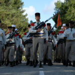 France, Aubagne, 2018-04-30. French Foreign Legion soldiers attend ceremony to commemorate the 155th anniversary of the