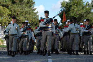 France, Aubagne, 2018-04-30. French Foreign Legion soldiers attend ceremony to commemorate the 155th anniversary of the 
