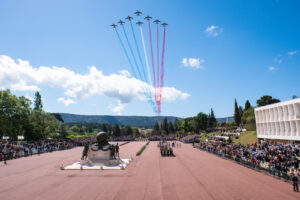 France, Aubagne, 2018-04-30. French Foreign Legion soldiers attend ceremony to commemorate the 155th anniversary of the 