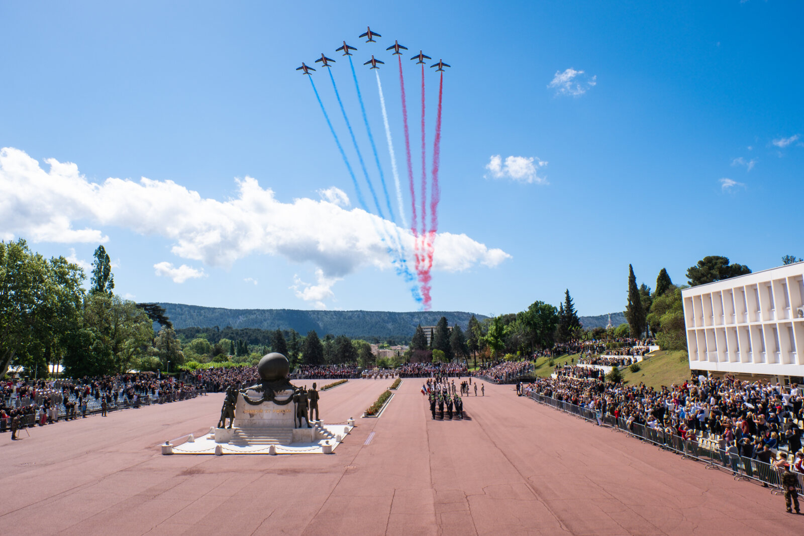 France, Aubagne, 2018-04-30. French Foreign Legion soldiers attend ceremony to commemorate the 155th anniversary of the 