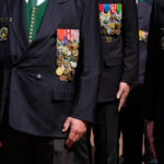 France, Aubagne, 2018-04-30. French Foreign Legion soldiers attend ceremony to commemorate the 155th anniversary of the