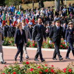 France, Aubagne, 2018-04-30. French Prime Minister Edouard Philippe, French Defence Minister Florence Parly and French G