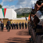 France, Aubagne, 2018-04-30. French Prime Minister Edouard Philippe, French Defence Minister Florence Parly and French G