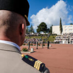 France, Aubagne, 2018-04-30. French Prime Minister Edouard Philippe, French Defence Minister Florence Parly and French G