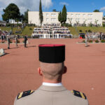 France, Aubagne, 2018-04-30. French Prime Minister Edouard Philippe, French Defence Minister Florence Parly and French G