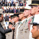 France, Aubagne, 2018-04-30. French Prime Minister Edouard Philippe, French Defence Minister Florence Parly and French G