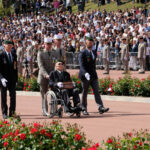 France, Aubagne, 2018-04-30. French Prime Minister Edouard Philippe, French Defence Minister Florence Parly and French G
