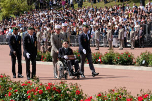 France, Aubagne, 2018-04-30. French Prime Minister Edouard Philippe, French Defence Minister Florence Parly and French G