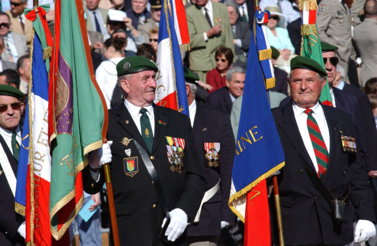 France, Aubagne, 2004-04-30. Ceremony of the battle of Camerone in the 1st foreign regiment (1st RE). Photograph by JR D