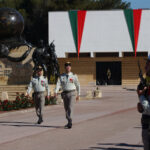 France, Aubagne, 2004-04-30. Ceremony of the battle of Camerone in the 1st foreign regiment (1st RE). Photograph by JR D