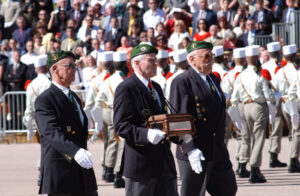 France, Aubagne, 2004-04-30. Ceremony of the battle of Camerone in the 1st foreign regiment (1st RE). Photograph by JR D