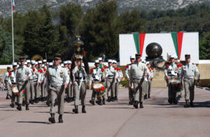 France, Aubagne, 2004-04-30. Ceremony of the battle of Camerone in the 1st foreign regiment (1st RE). Photograph by JR D