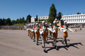 France, Aubagne, 2004-04-30. Ceremony of the battle of Camerone in the 1st foreign regiment (1st RE). Photograph by JR D