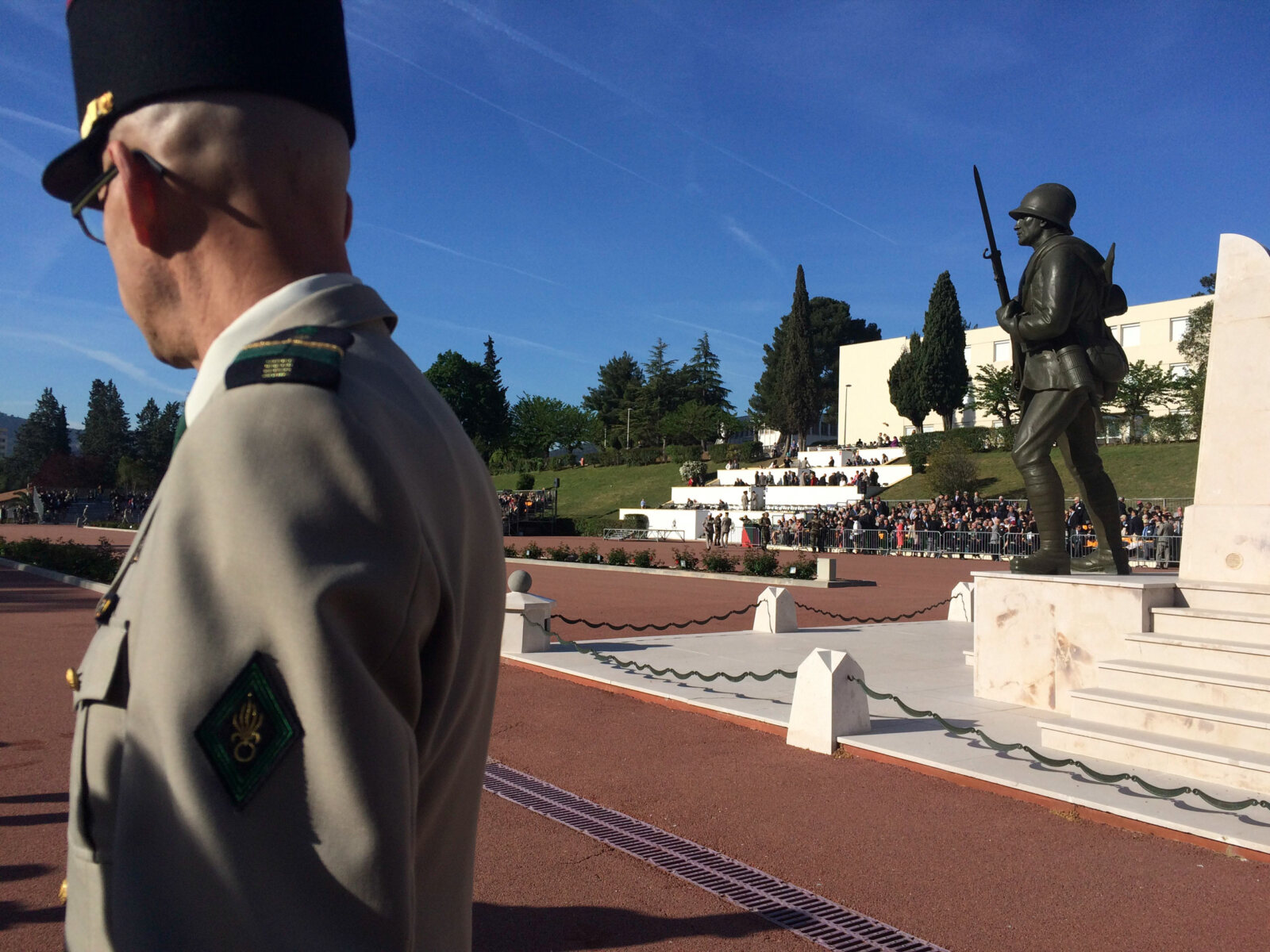France, Aubagne, 2015-04-30. Ceremony of the battle of Camerone in the 1st foreign regiment (1st RE). Photograph by JR D