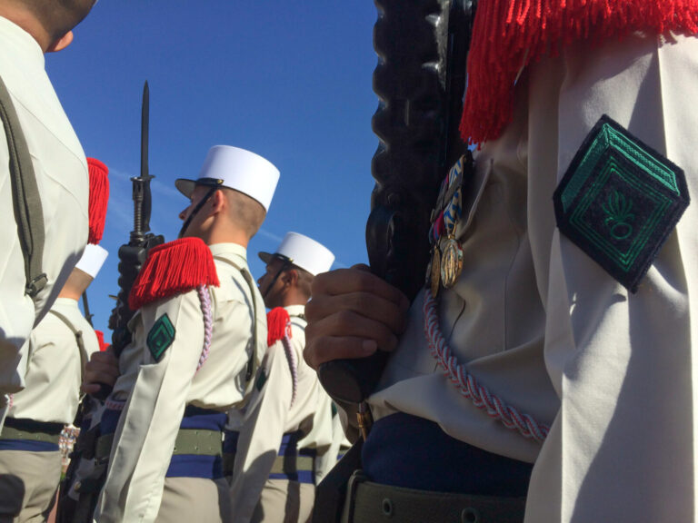 France, Aubagne, 2015-04-30. Ceremony of the battle of Camerone in the 1st foreign regiment (1st RE). Photograph by JR D