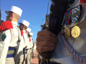 France, Aubagne, 2015-04-30. Ceremony of the battle of Camerone in the 1st foreign regiment (1st RE). Photograph by JR D
