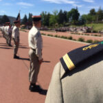 France, Aubagne, 2015-04-30. Ceremony of the battle of Camerone in the 1st foreign regiment (1st RE). Photograph by JR D
