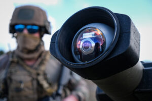 France, Canjuers, 2020-11-14. French soldiers train for the first time in Europe with the new MMP, (medium range missile