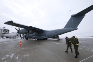 Canada - Quebec - 2017-01-10. During three weeks, french and canadian army trained together during a special exercice ca
